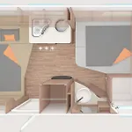 アパート Dalmacia Mobilehome At The Beach *